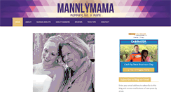 Desktop Screenshot of mannlymama.com